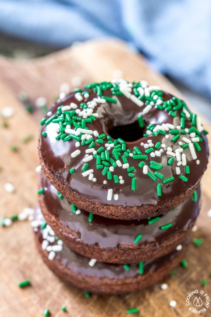 Irish Cream Glazed Donuts Main Image 