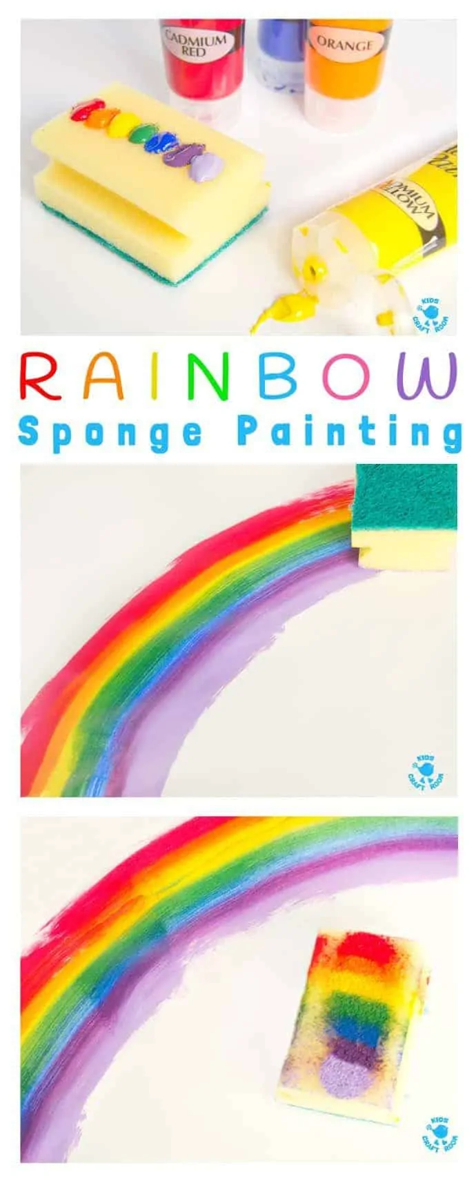 Rainbow Sponge Painting main image 