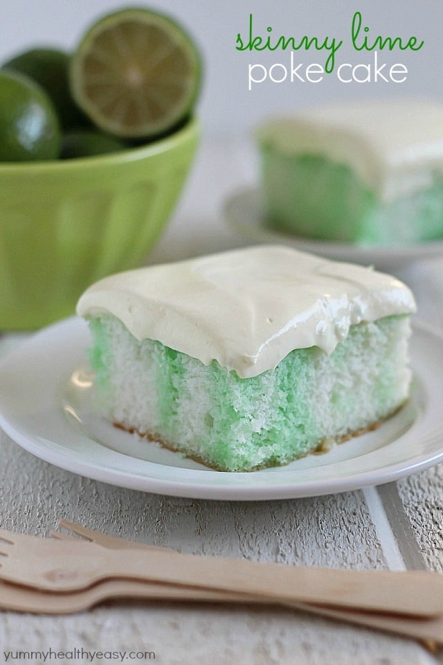 Skinny Lime Poke Cake Main Image 