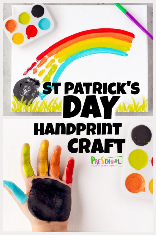 St-Patricks-Day-Handprint-Craft-Art-Project Main image