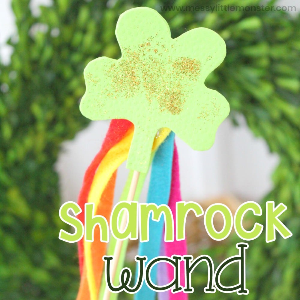 Shamrock Wand St. Patrick's Day Craft