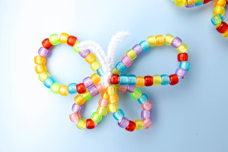 Pony Bead Butterfly Craft - Kids Activity Zone