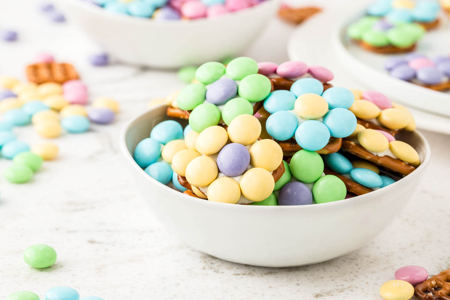 Nice Presentation of Multiple Pretzel Bites in a Bowl