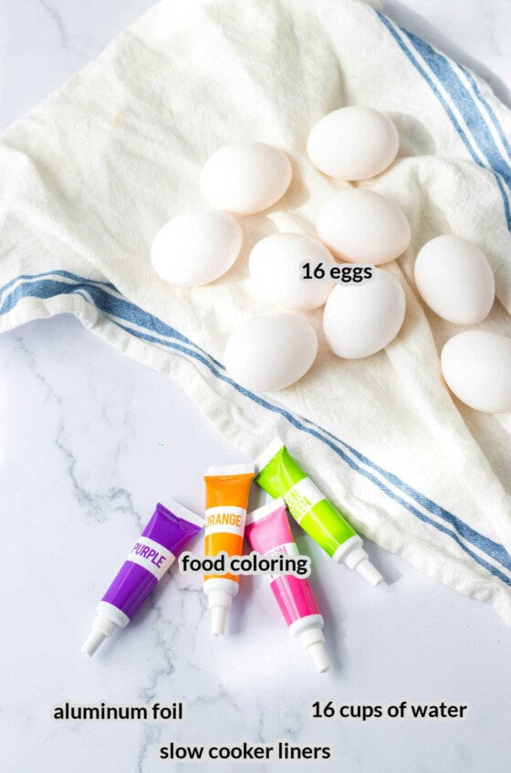 Crock Pot Dyed Easter Eggs Kids Activity Zone