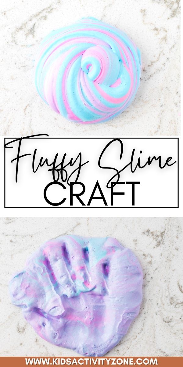 Do your kids flip over slime? If they do, then they will love making this easy Fluffy Slime recipe! Light, fluffy and so much fun to play with! Stretch, pull and play with it for hours.