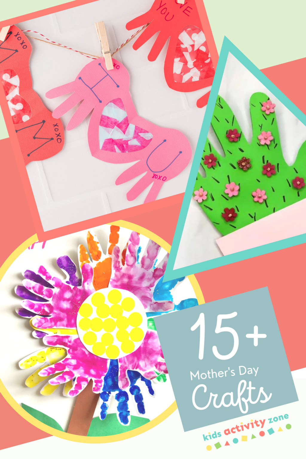 15 Mother S Day Handprint Crafts Kids Activity Zone