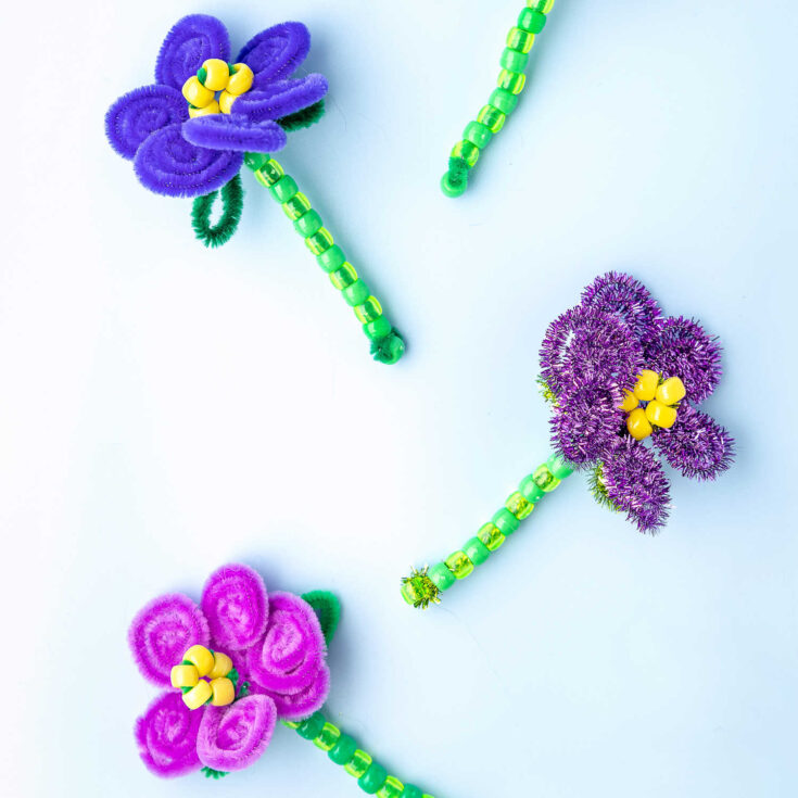 Pipe Cleaner Flowers Square Image
