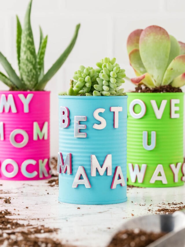 Photo with Word Phrases you could use for your Tin Can.