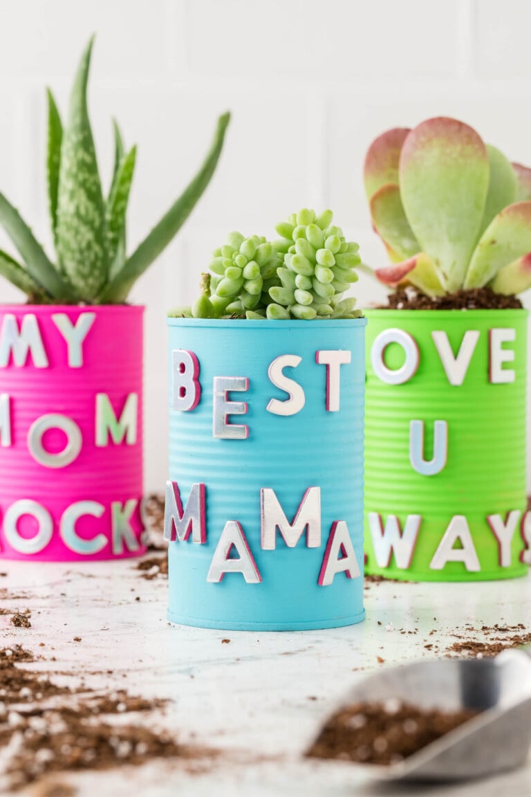 Photo with Word Phrases you could use for your Tin Can.