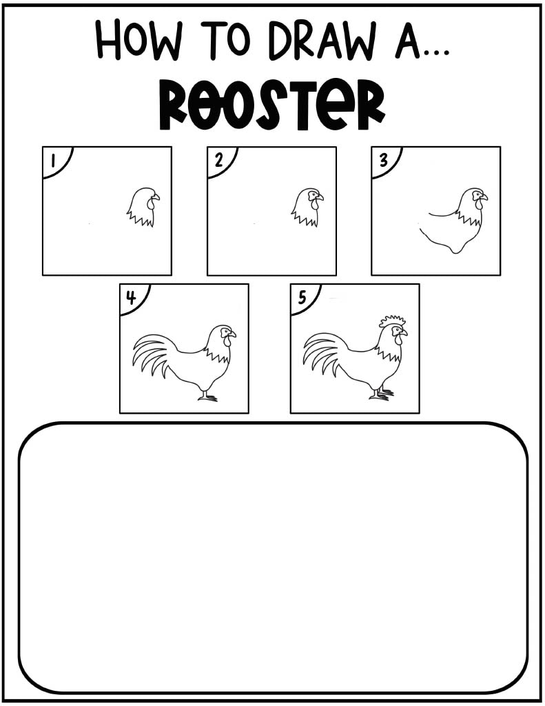 How To Draw Farm Animals For Kids Step By Step