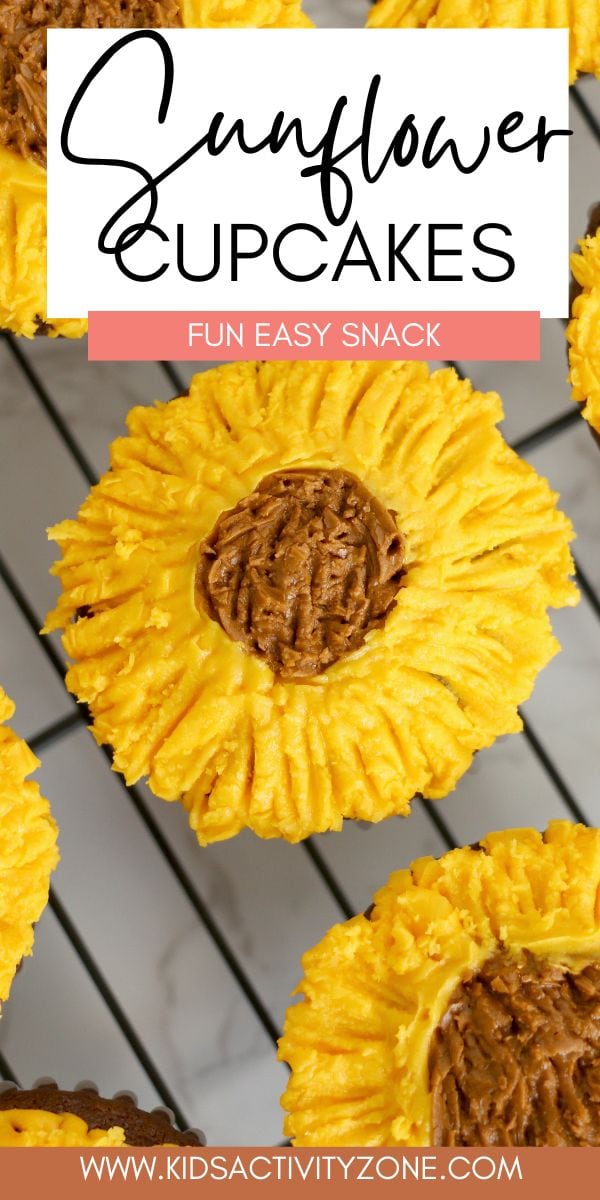 Anyone can make these easy Sunflower Cupcakes that require minimal expertise. Learn how to decorate a chocolate cupcake with frosting to look like a Sunflower!