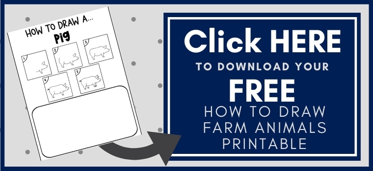 how to draw farm animals Printable Button