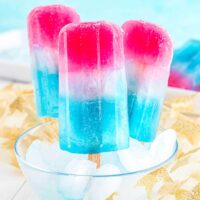 Red White and Blue Popsicles Square Image