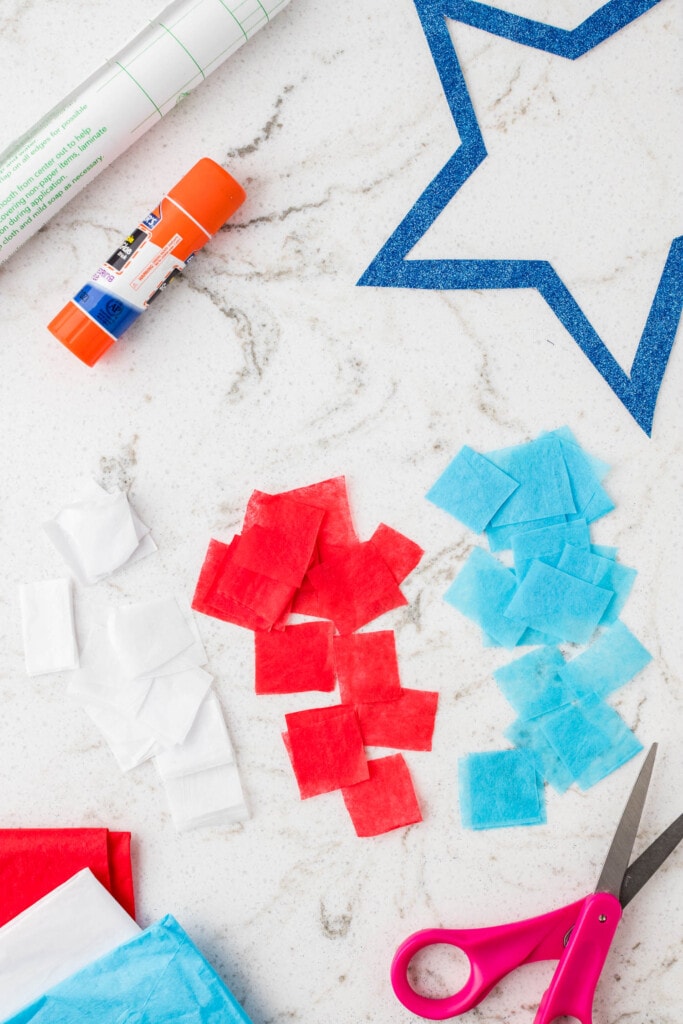 Star Suncatchers Red, White & Blue Craft! Kids Activity Zone