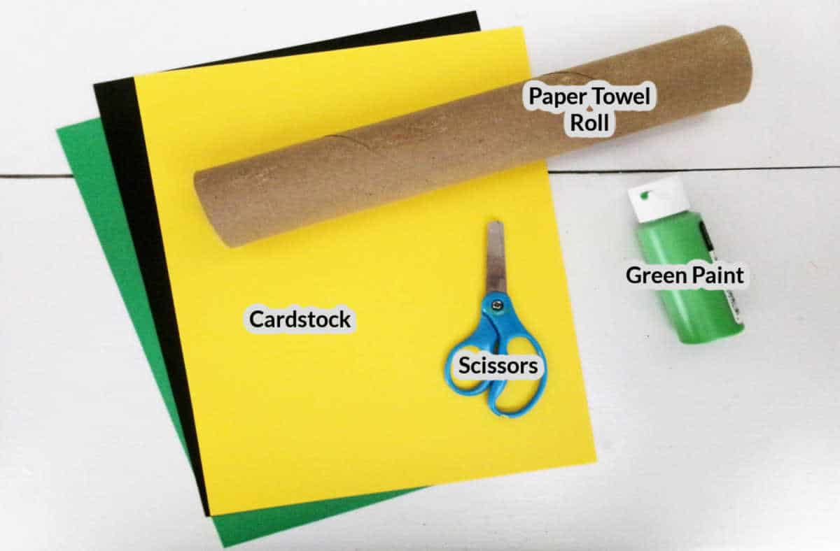 Overhead Image of the Handprint Sunflower Craft Supplies