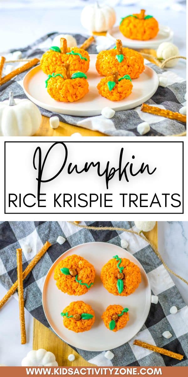 Get your hands sticky making adorable Pumpkin Rice Krispie Treats! Melt butter and marshmallows, color orange, mix with Rice Krispies, then shape. Top with a pretzel stem and green Airhead accents. It's a delightfully tasty activity kids will love to make and eat!