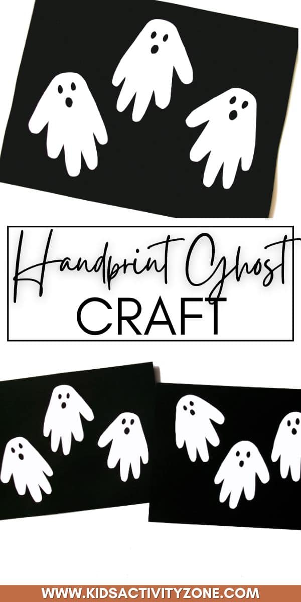 Create adorably spooky Handprint Ghosts! With simple supplies like white and black cardstock and a black marker, your child's handprint transforms into a friendly phantom. A fantastic craft that's perfect for Halloween. Dive into our step-by-step instructions on this ghostly craft!