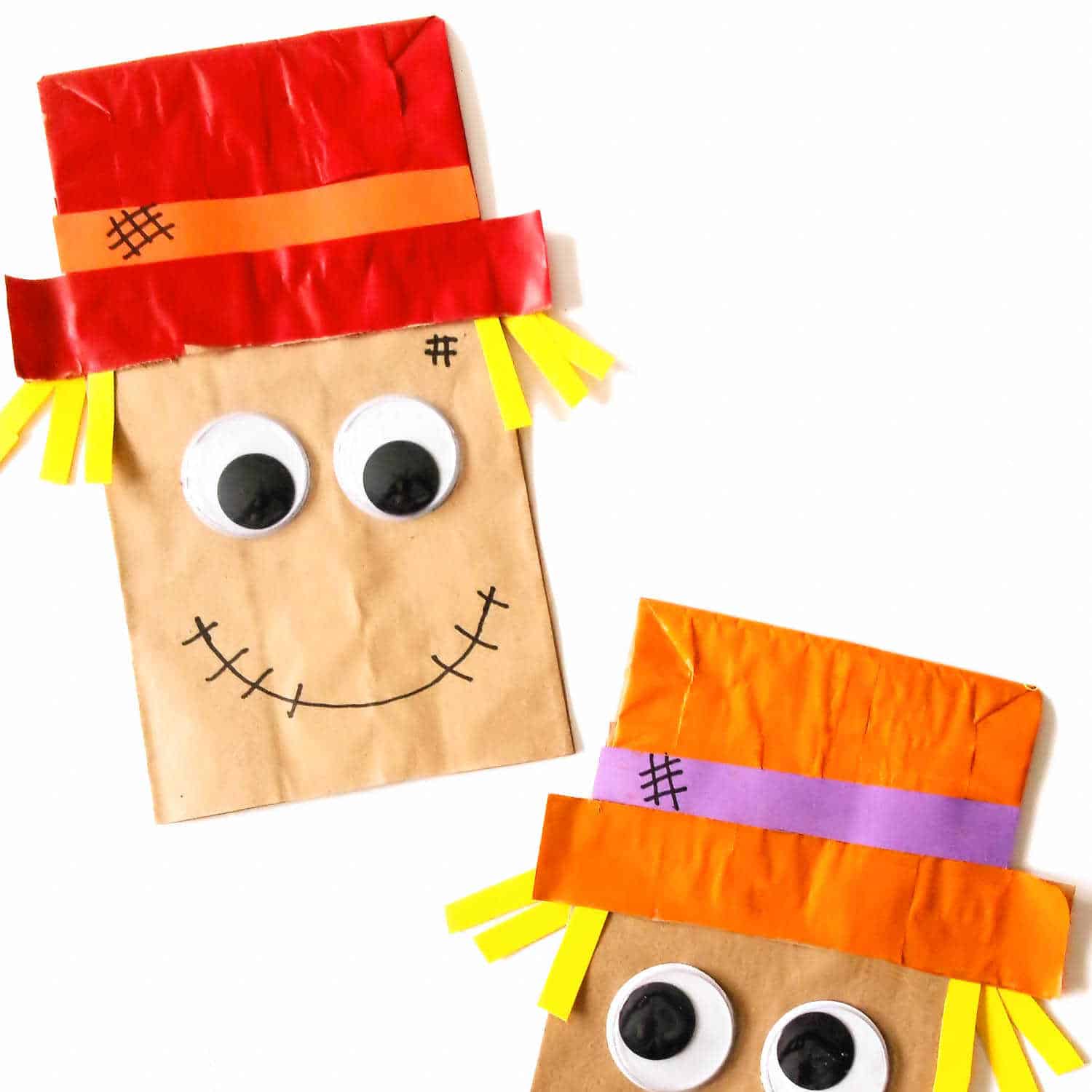 Paper Bag Scarecrow