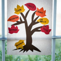 Thankful Tree Craft Square Image