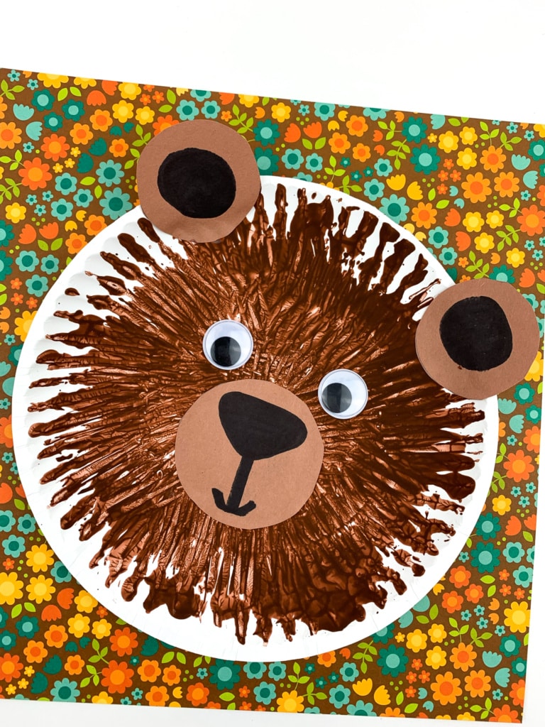 Brown Bear Paper Plate Craft