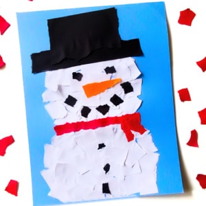 Paper Snowman Craft