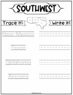 Regions of the United States Worksheets - Kids Activity Zone