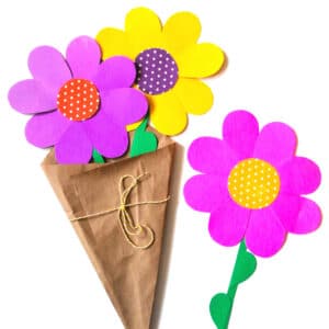 Heart Flower Bouquet Square Image
