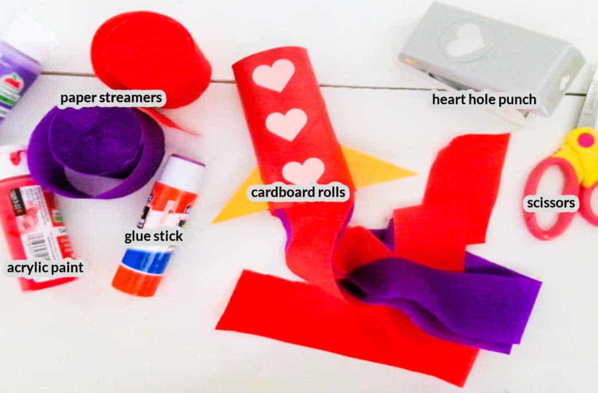 Overhead Image of the Toilet Paper Roll Rocket Supplies Image