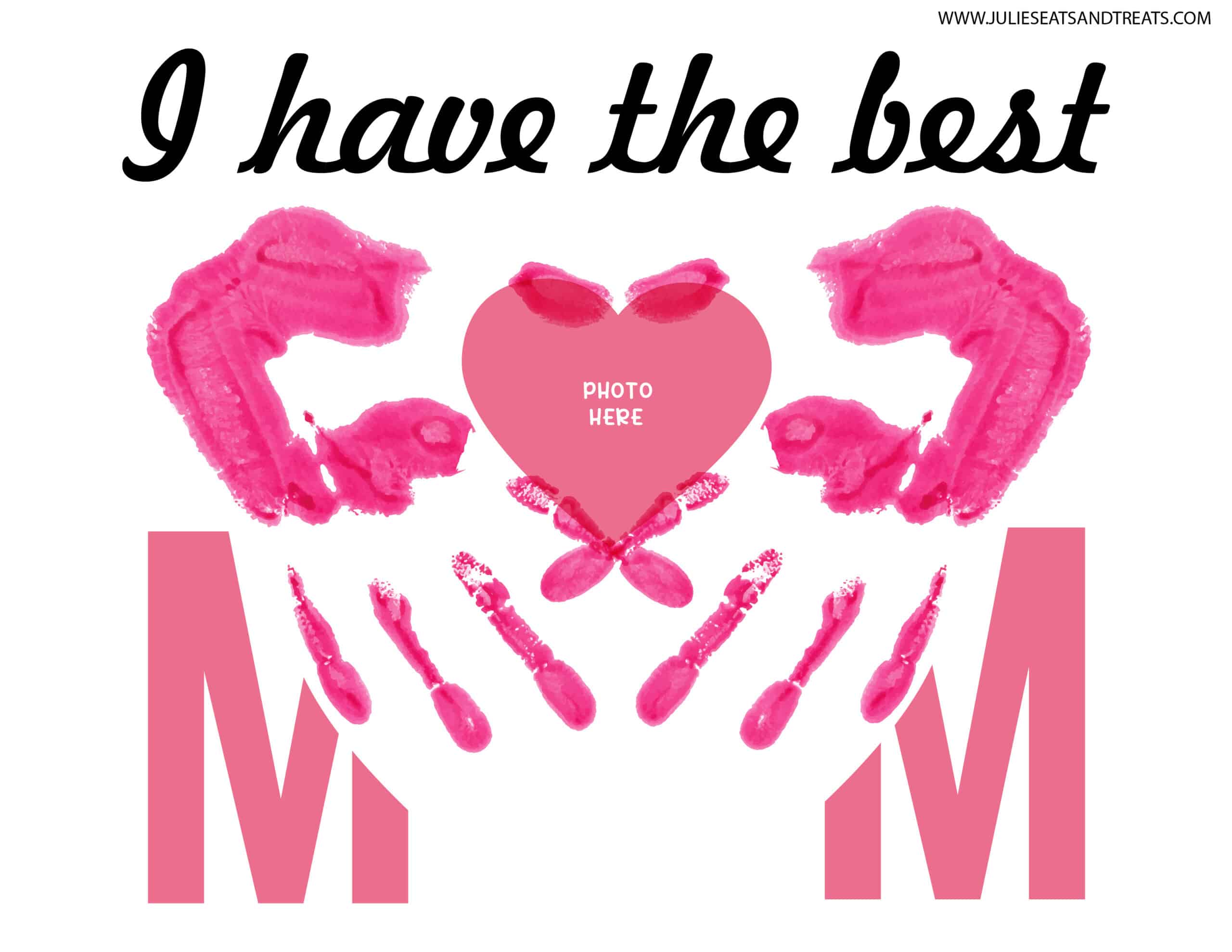 I Have the best Mom Handprint Printable