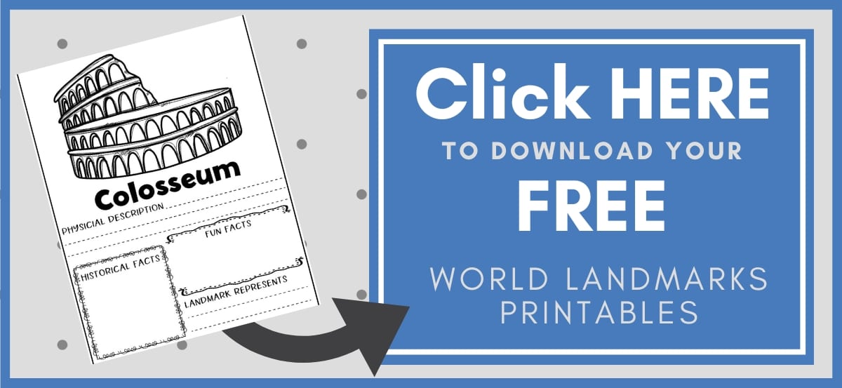 World Landmarks Printables Printable Button