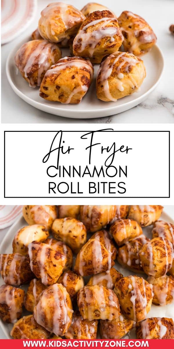 Easy And Delicious Air Fryer Cinnamon Roll Bites - Kids Activity Zone