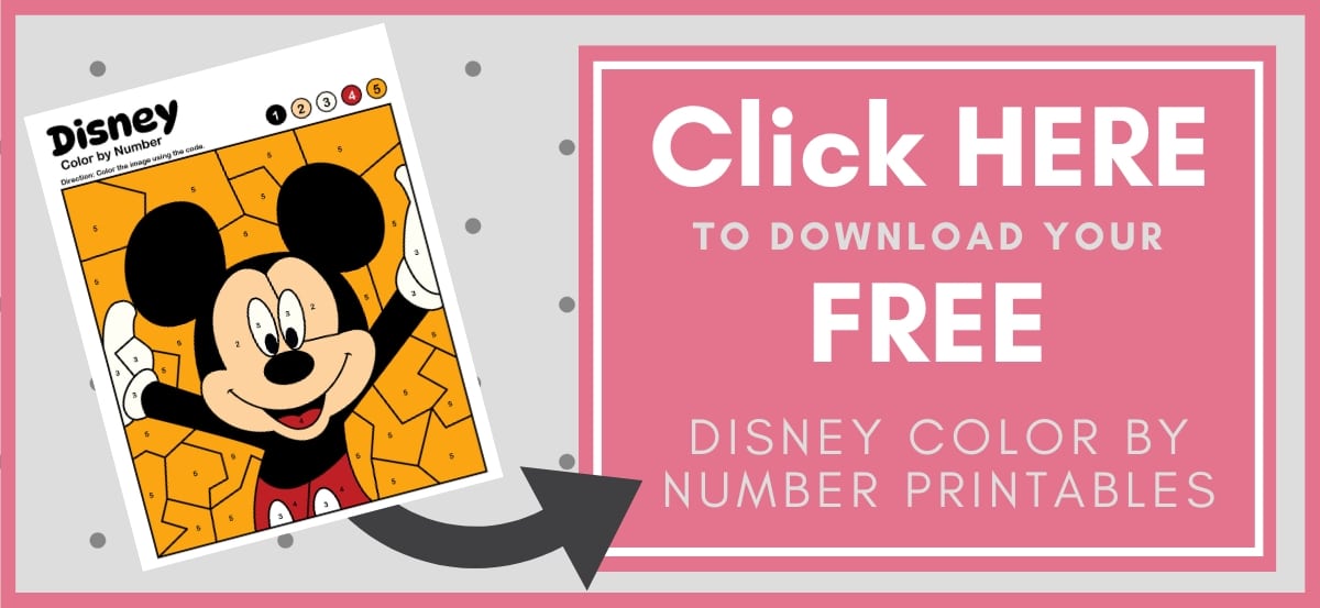 Disney Color by Number Printables button