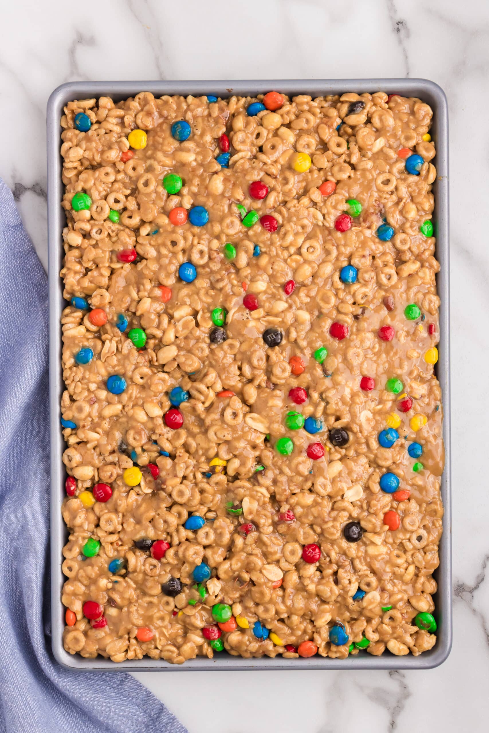 Spread mixture into a pan to cool and set.