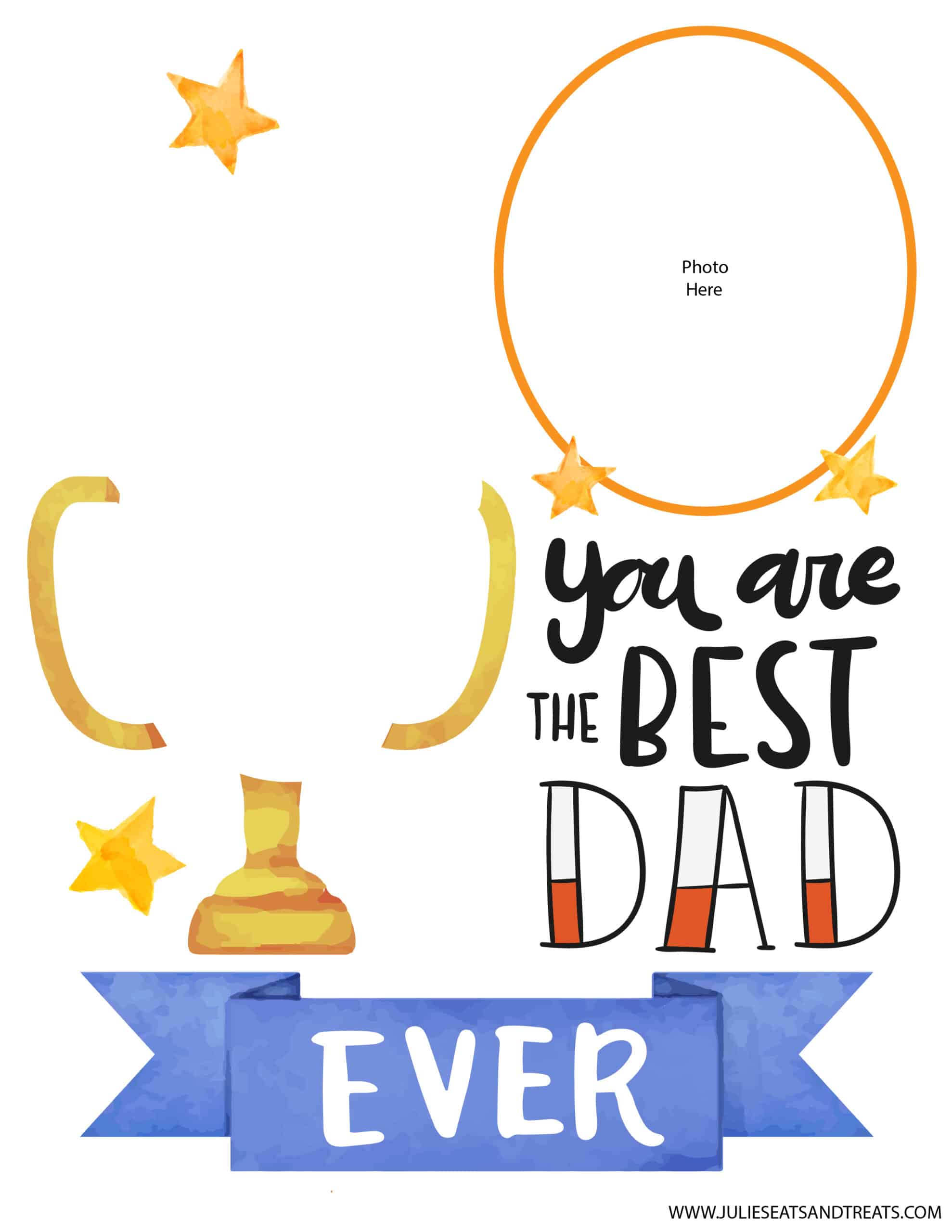 You are the best Dad Ever Handprint Printable