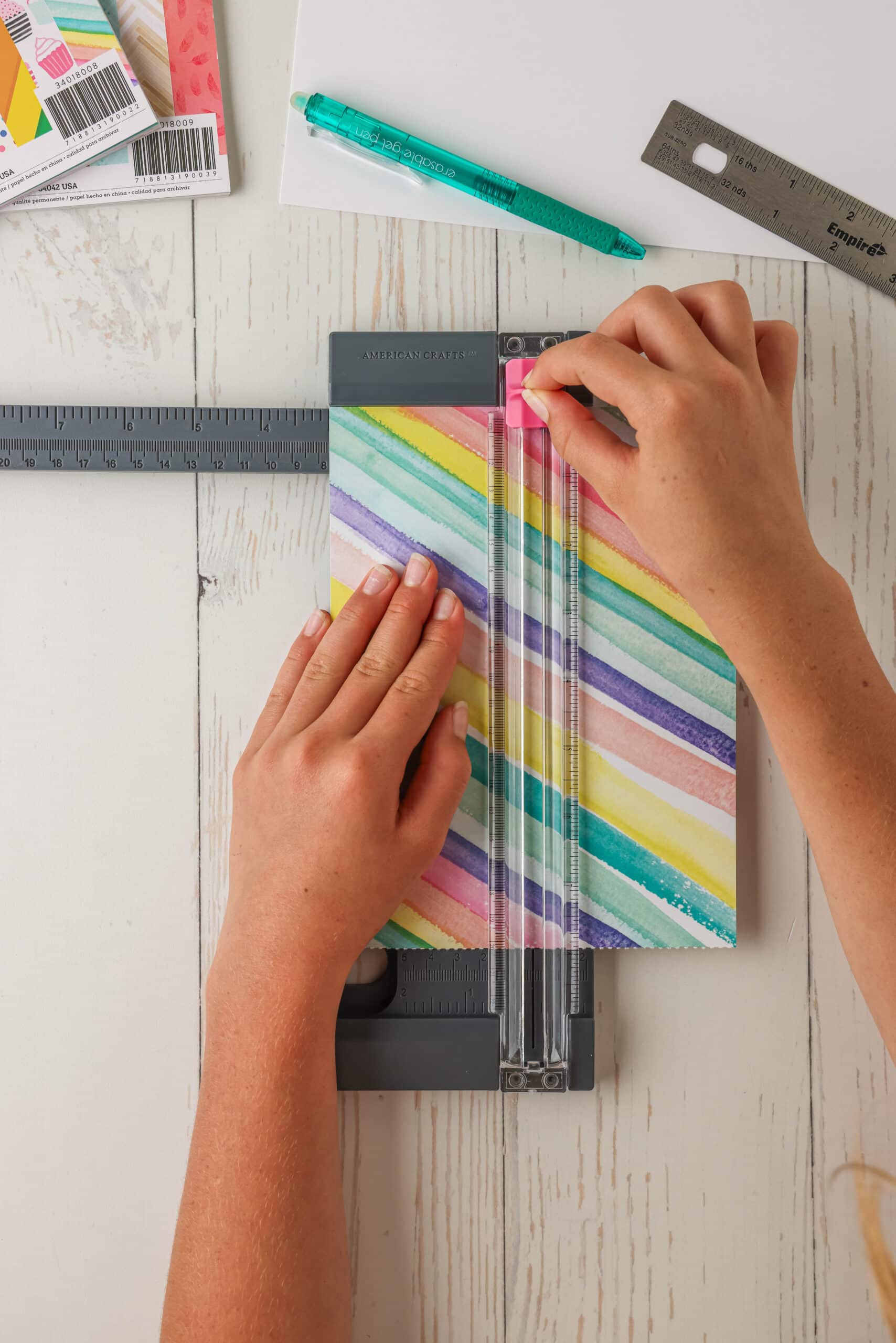 Measure 3" by 8". Set aside.