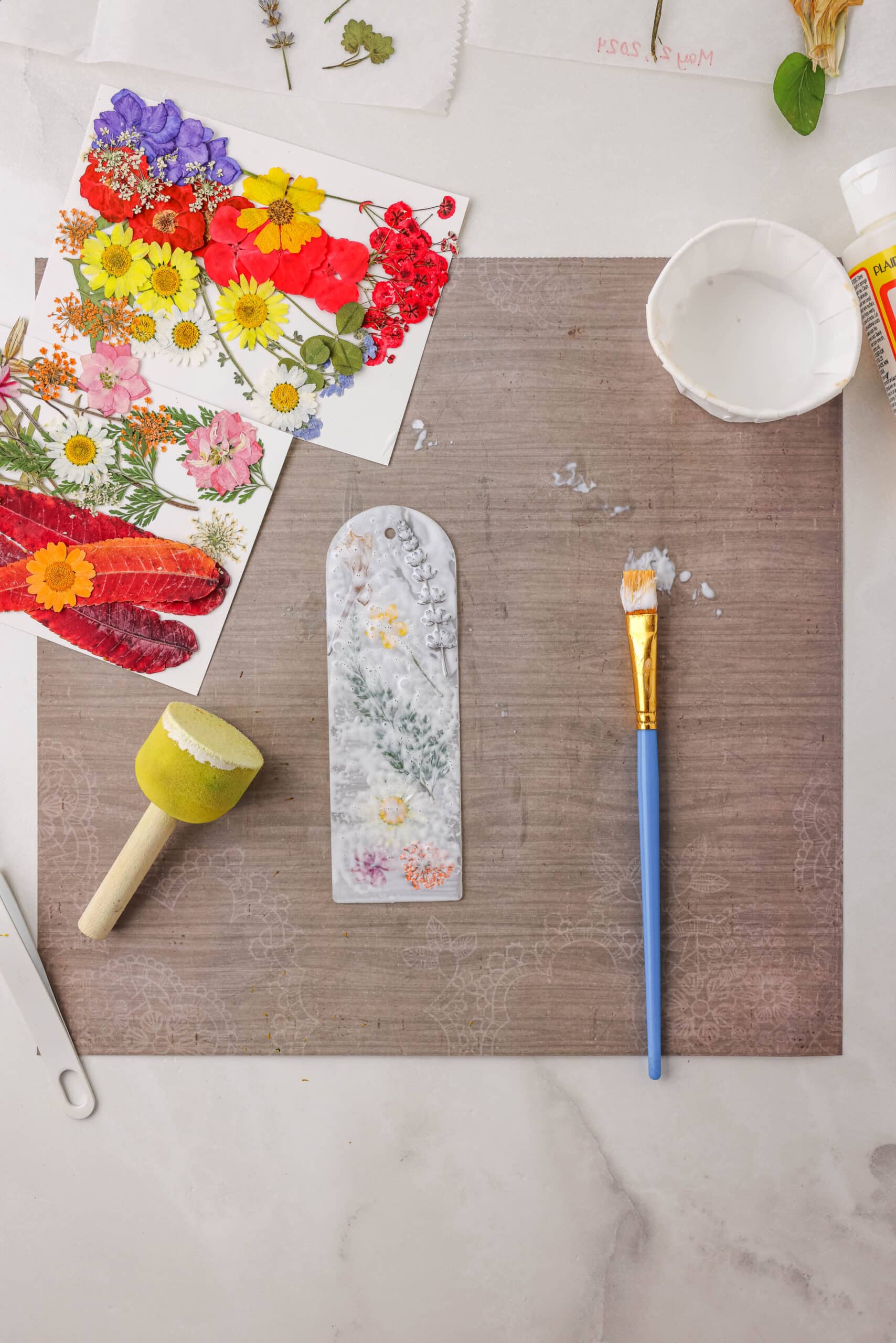 Let the glue dry completely.