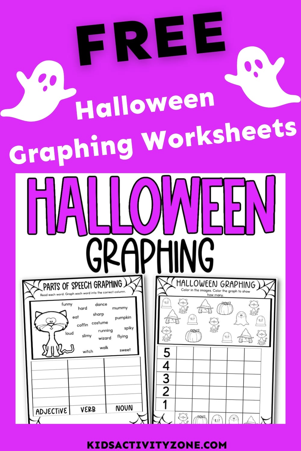 Halloween Graphing Worksheets - Featured Image