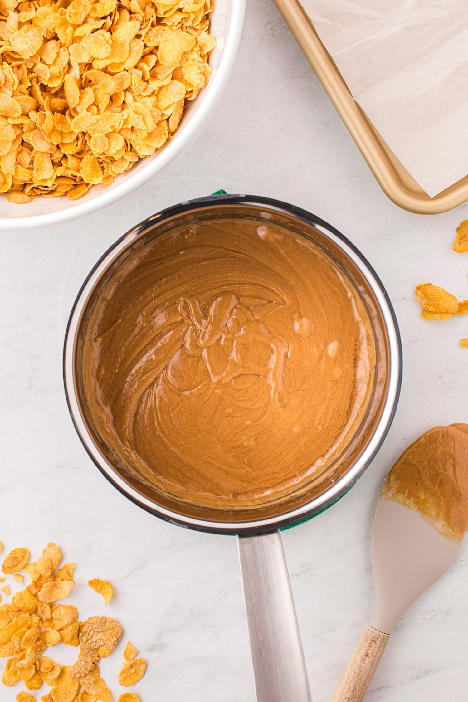 Peanut Butter mixed in well.