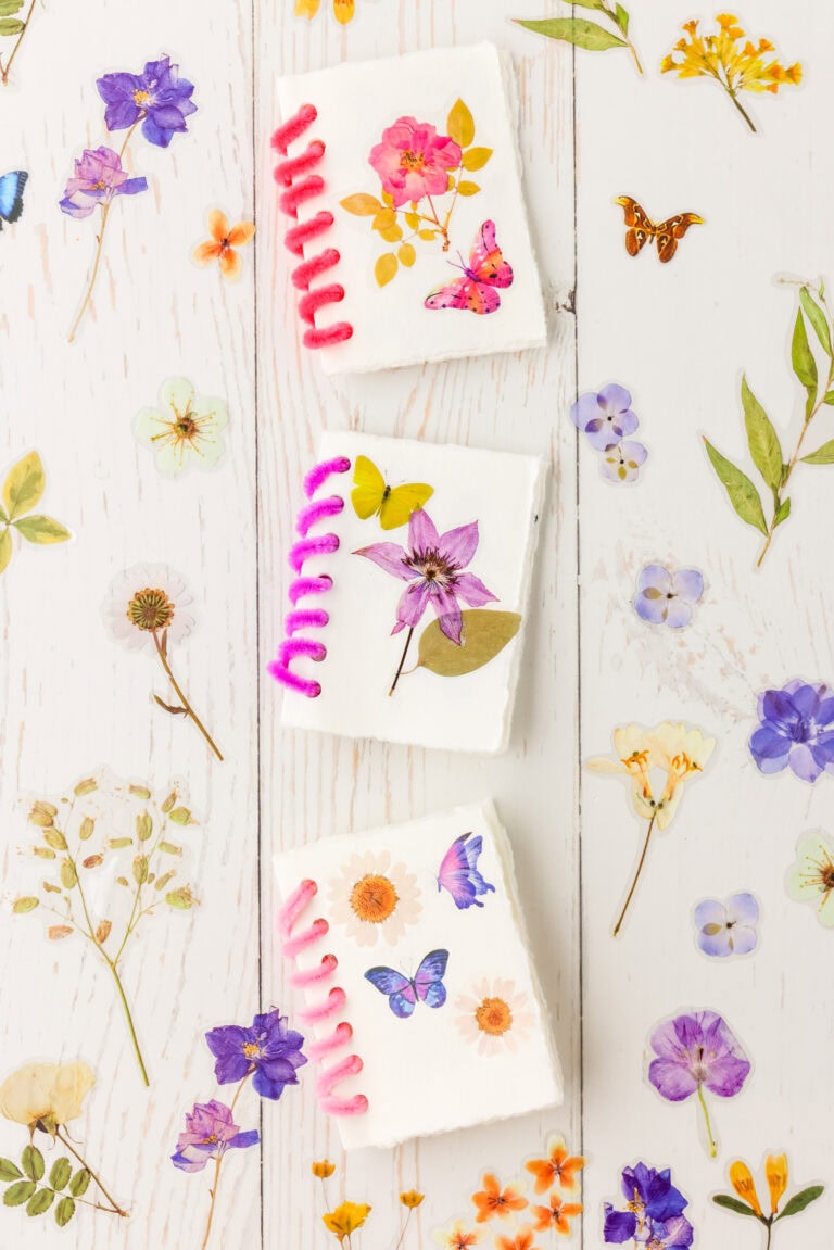 Sticker Book Craft laid out vertically to show variations