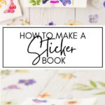 How to Make a Sticker Book KAZ Pinterest