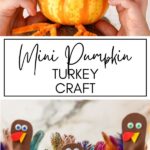 Mini Pumpkin Turkey Craft KAZ Pinterest