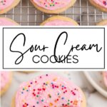 Sour Cream Cookies KAZ Pinterest