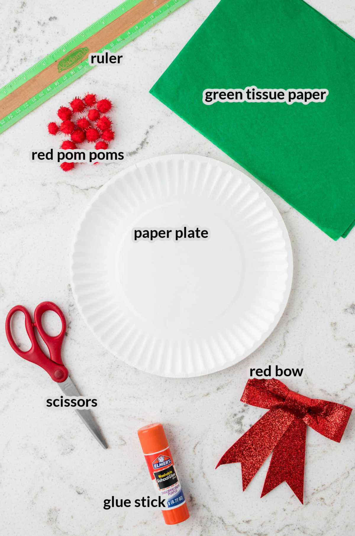 Tissue Paper Christmas Wreath Supply Image
