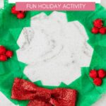 Tissue Paper Christmas Wreaths Pin Image