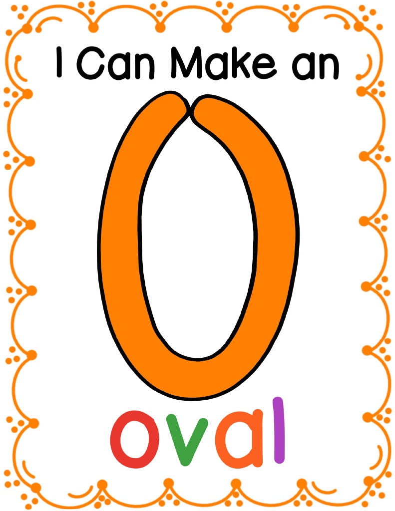 Oval Shape Playdough Mat