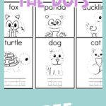 Animal Dot to Dot Printable - Pin Image