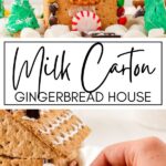 Milk Carton Gingerbread House KAZ Pin Image