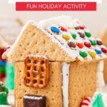 Milk Carton Gingerbread House KAZ Pinterest Image