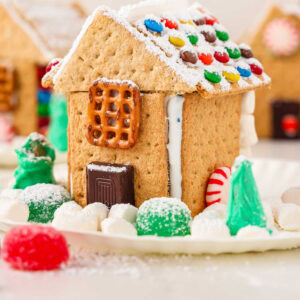 Milk Carton Gingerbread House Square Image