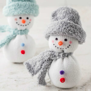 Snowman Sock Craft Square Image